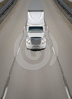 Transport Truck on Highway