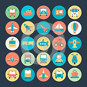 Transport Vector Icons 1