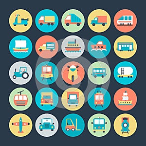 Transport Vector Icons 4