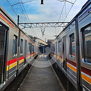 Transportaion in Indonesia: Commuter Train, operating in Jakarta and supporting areas photo