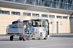 Transportation at the airport.