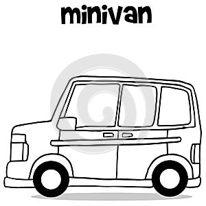 Transportation collection of mini van