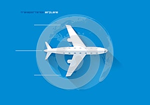 Transportation Concept - Airplane