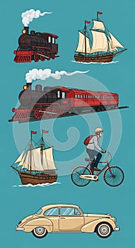 Transportation Evolution: From Steam to Modern