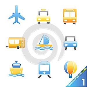 Transportation icons 1