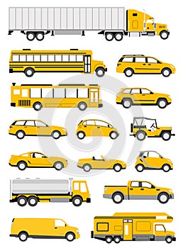 Transportation icons