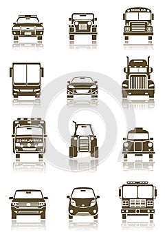 Transportation icons