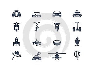 Transportation icons 2