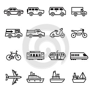 Transportation Icons