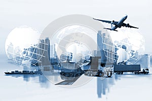 Transportation, import-export and plane for transportation