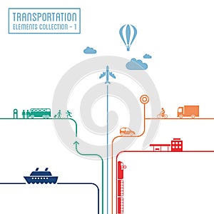 Transportation infographics