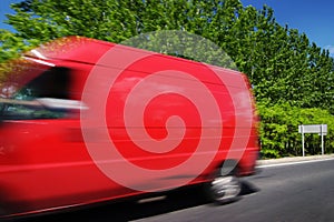 Transportation with red img