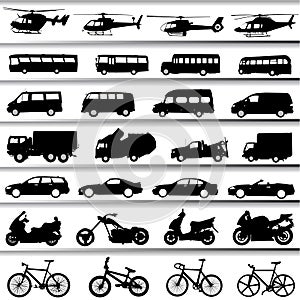 Transportation set vector