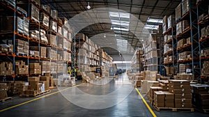 transportation shipping warehouse background