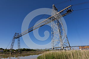 Transporter bridge crossing the Charente, Rochefort