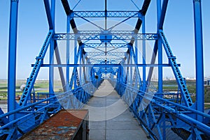 Transporter Bridge Middlesbrough - upper walkway