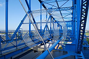 Transporter Bridge Middlesbrough - upper walkway photo