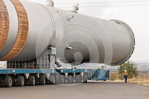 Transporting mega installation to refinery