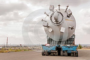 Transporting mega installation to refinery