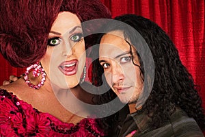 Transvestite with Male Partner photo