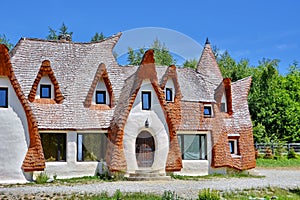 Transylvania Clay Castle in Romania