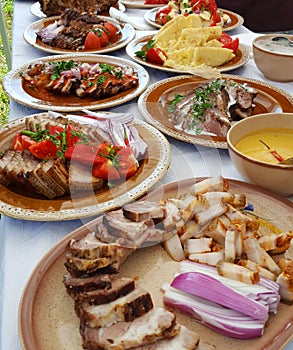 Transylvanian traditional food dish