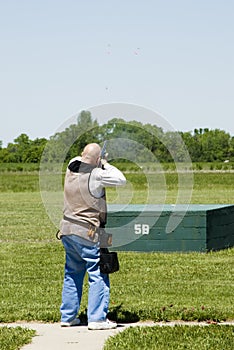 Trap shooting photo