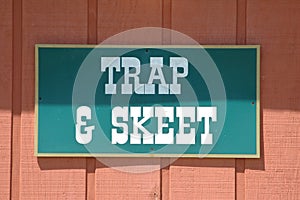 Trap & Skeet Sign photo