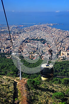 Trapani seen from Erice