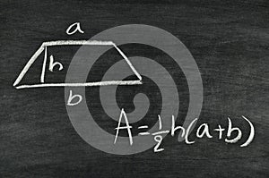 Trapezoid area formula