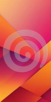 Trapezoidal Shapes in Orange Magenta photo