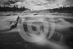 Trappstegsforsen, unique rapids in Sweden