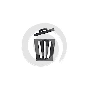 Trash basket icon