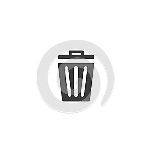 Trash basket icon