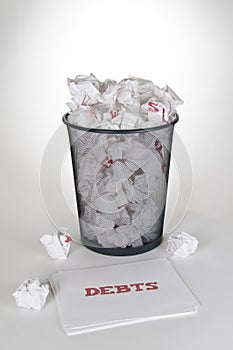 Trash Bin for Debts photo