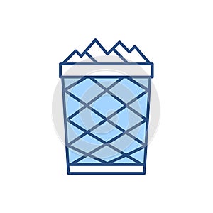 Trash Bin related vector icon