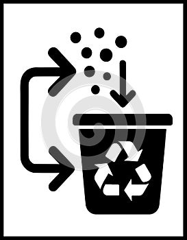 Trash Can Delete Bin Vector Icon