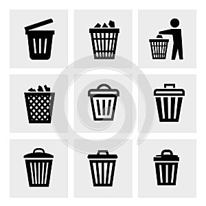 Trash can icon