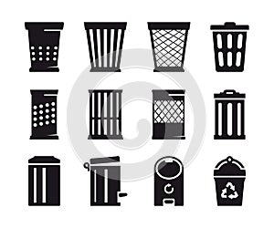 Trash can icon