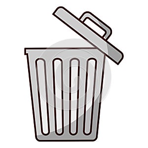 Trash can icon image