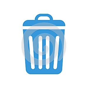 Trash can icon vector design symbol