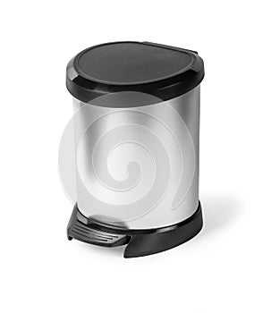 Trash can isolated