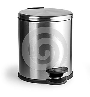 Trash can isolated