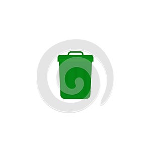Trash can sign icon. Vector illustration eps 10