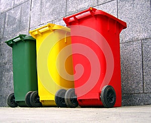 Trash Cans for Garbage Separation