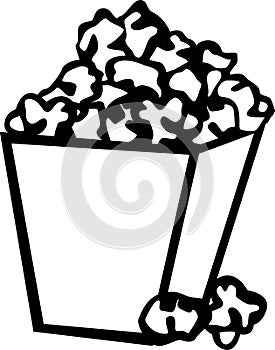 trash container full of papers vector illustration