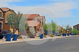 Trash Day in a Tucson Neighborhood