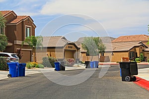 Trash Day in a Tucson Neighborhood