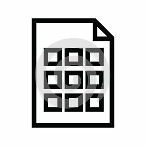 Trash Document icon vector