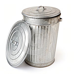 Trash isolated on white background